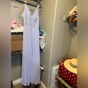 Periwinkle prom dress. Size 7